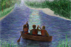 Cousins Canoeing